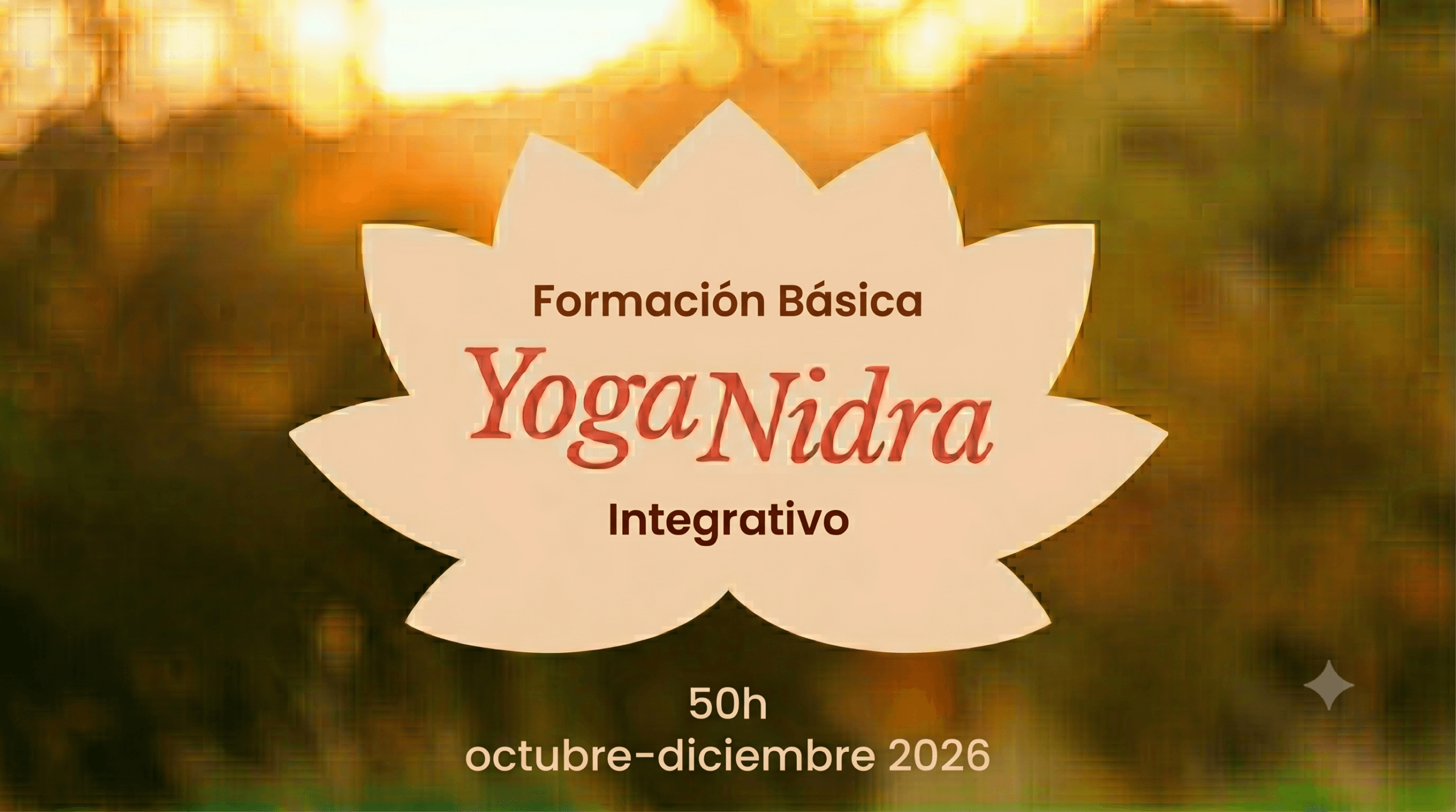 Formación Básica Yoga Nidra 50h (Online)