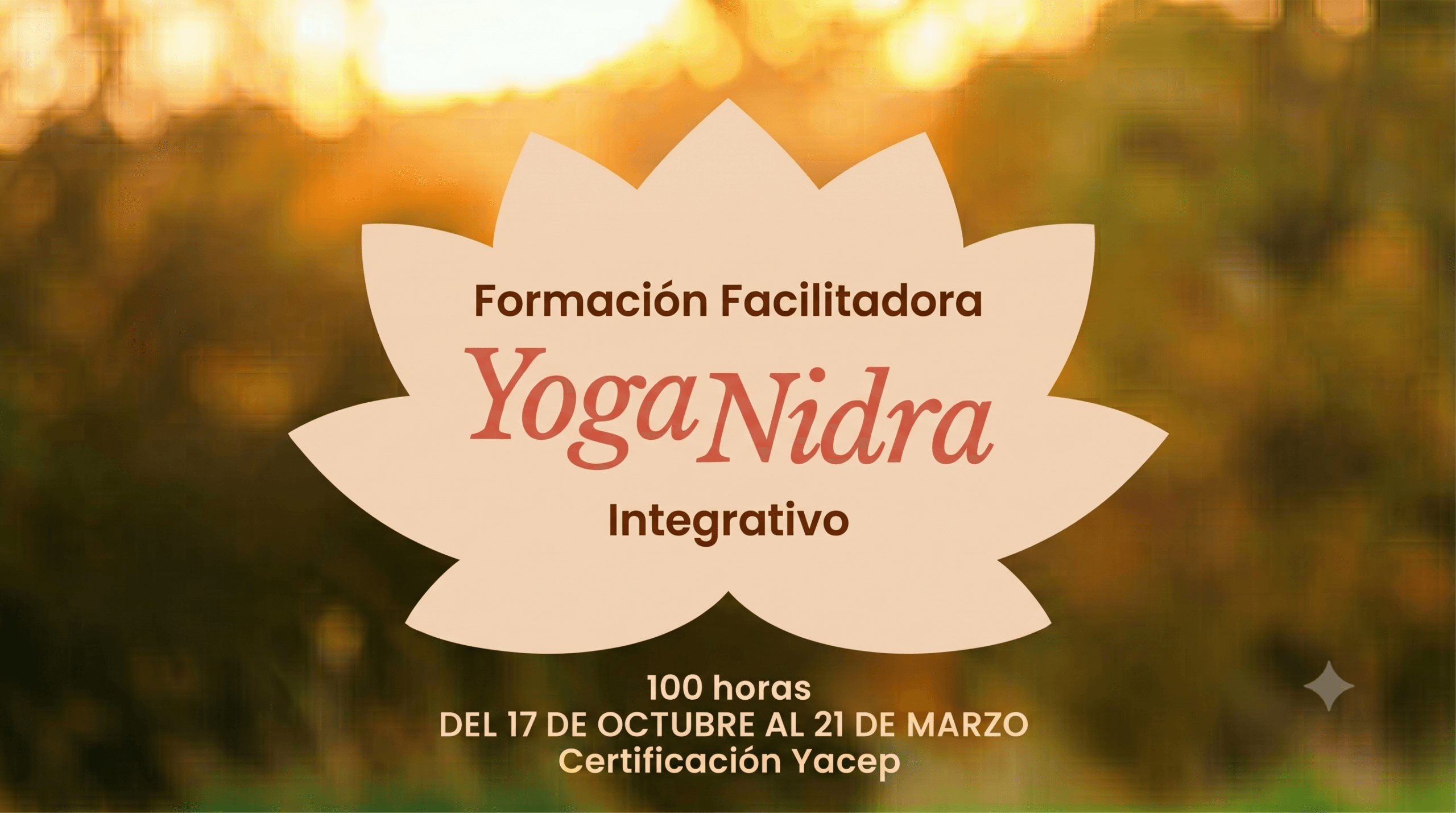 Formación Facilitadoras Yoganidra 100h (Online)